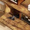 120 Cm Floating Tv Unit For Tvs Up To 50 Inch Rustic Brown