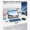 Ultra-thin Backlit Wireless Keyboard & Mouse Set - 2.4G Rechargeable Bluetooth for Office Use