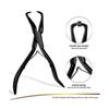 Hair Extension Pliers Stainless Steel Hair Extension Tools Microlink Bead Remover Pliers For Hair E