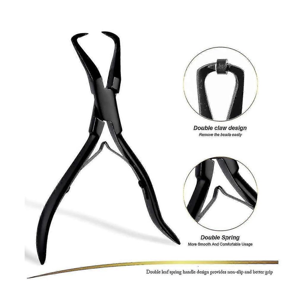 Hair Extension Pliers Stainless Steel Hair Extension Tools Microlink Bead Remover Pliers For Hair E