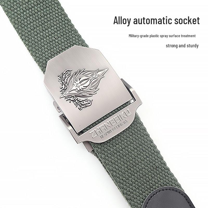 Ζώνη Κανβά με Λογότυπο Warcraft: Unisex Εξωτερική Καθημερινή Τακτική Ζώνη από Κράμα