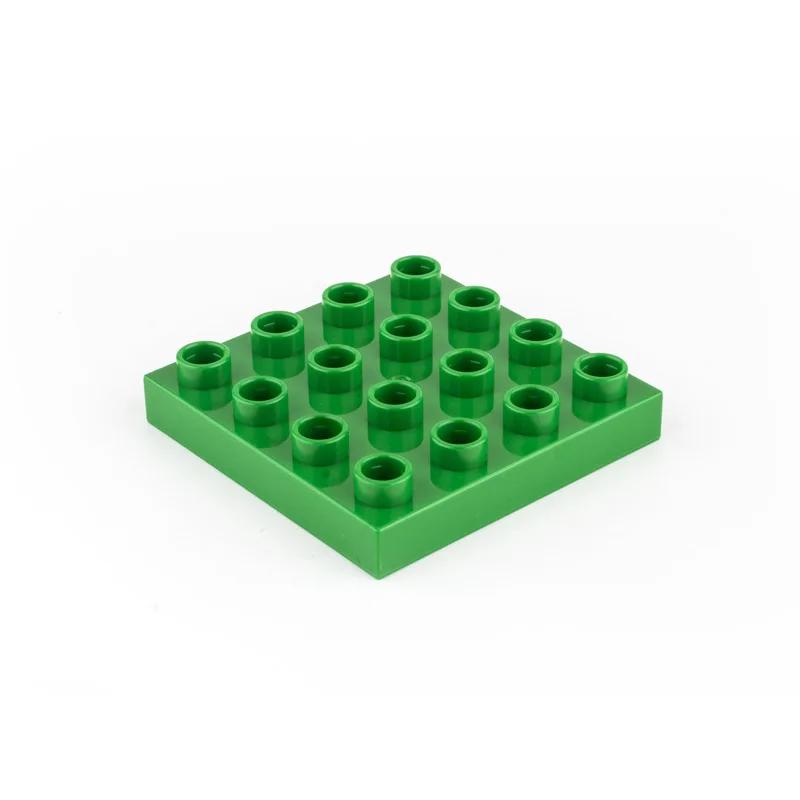 

4x4 Dots Building Blocks BasePlates for Big Size Bricks Plate Assembly Two-sided Base Plate Compatible with Duplo Bricks