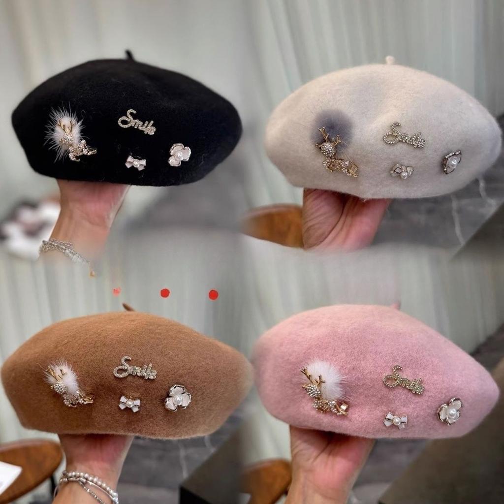 Fashionable Girl's Hat Exquisite Women's Hat Christmas Creative Birthday Gift for Girlfriend