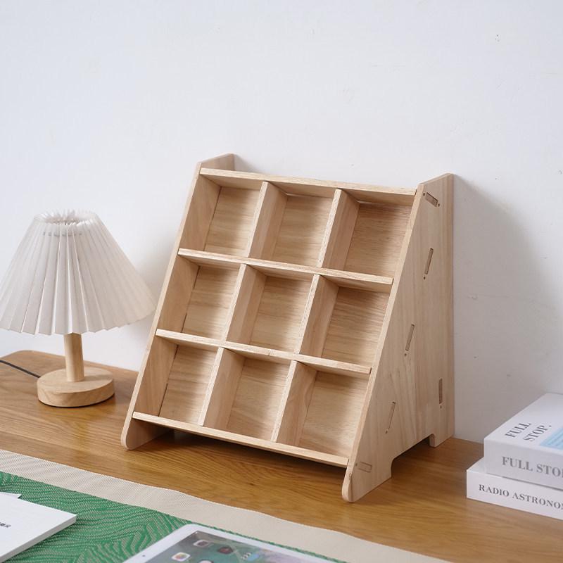 

Solid Wood Storage Box & Display Stand for Living Room or Coffee Table