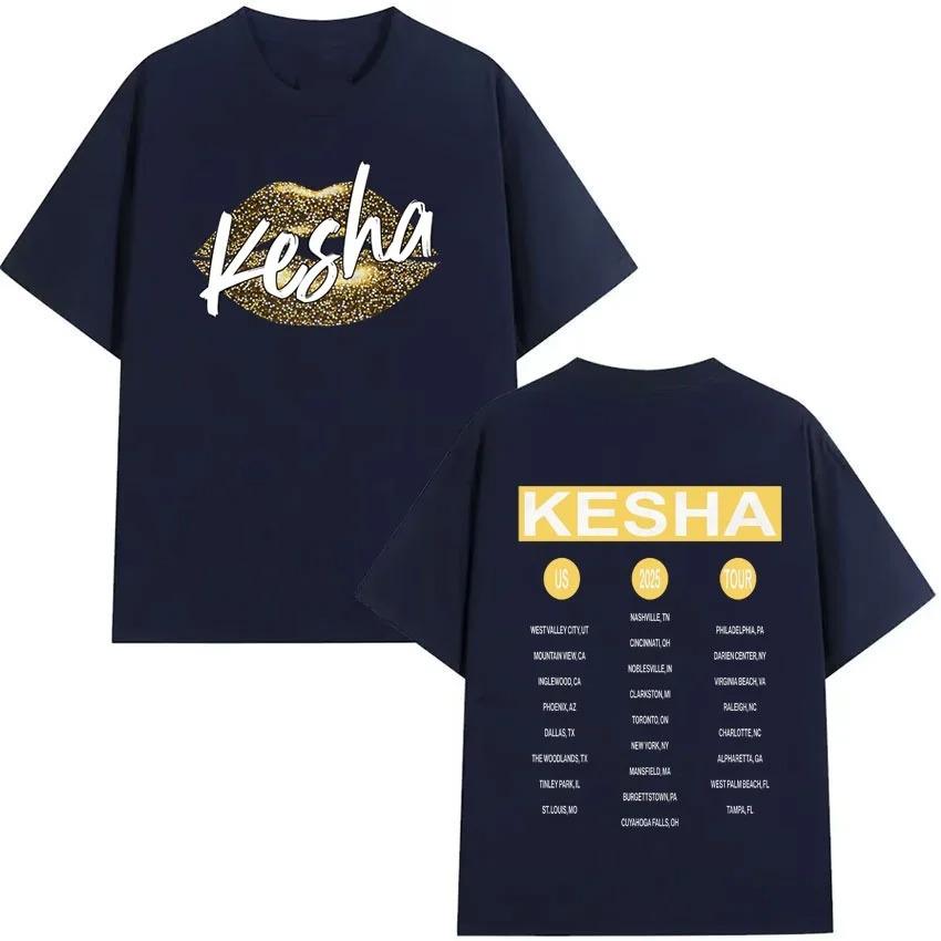 2026 Spring_Summer Harajuku Casual Millennium Kesha Singer Hip-Hop Men's Clothing Women's Fashion T-Shirt Hip Hop Streetwear Oversized Tshirt