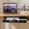 No Drilling Under Desk Cable Management Rack Versatile Wire Fixed Storage Slot  for Office and Home