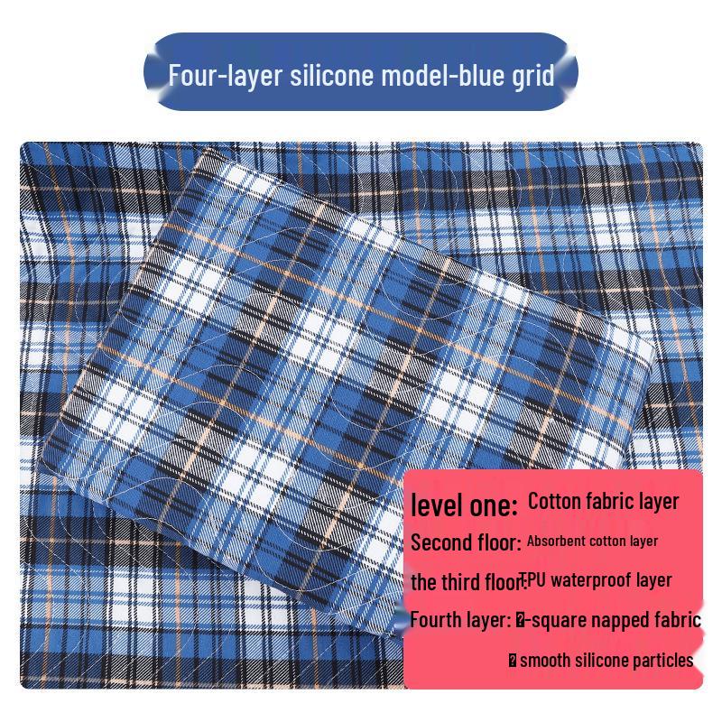 Waterproof, Washable Incontinence & Menstrual Pad - Extra Large, Non-Slip for Elderly or Bedridden Care