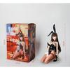 18CM Anime Bunny Girl Hina Figure 1/4 Bunny Girl Dress Up Kneeling Model Toy Doll Aciton Figure PVC
