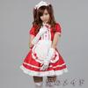 Costume Cosplay da Cameriera Anime Bianco e Nero per Spettacoli