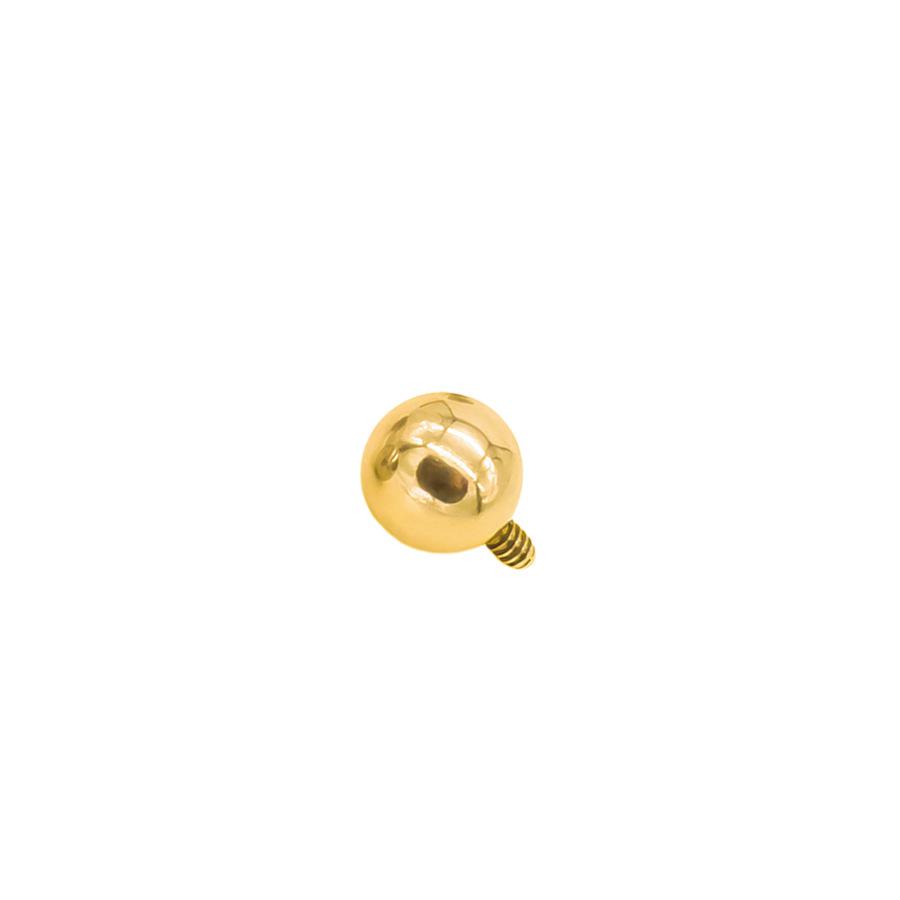 Titanium G23 14G/16G Internally Threaded Piercing Ball Jewelry