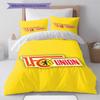 1. FC Union Berlin Pattern Bedding Set Quilt Cover Pillowcase Home Decor Gift (1 * Duvet Cover + 2 * Pillowcase, Without Core)