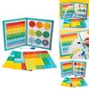 Magnetisches Bildungs-Bruchbuch mit Wasserstift für Kinder zum Lernen und für Matheübungen