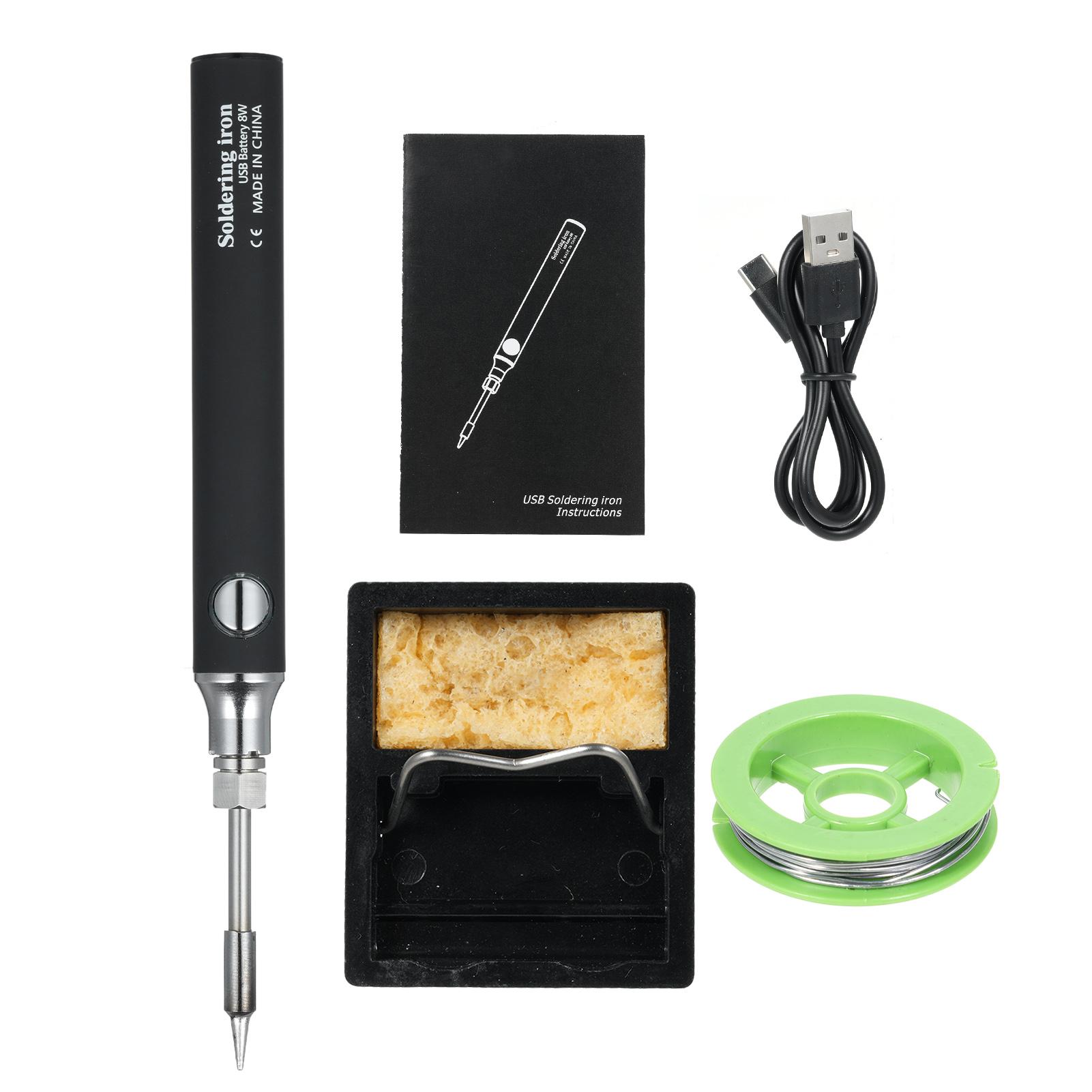 

Комплект беспроводного паяльника, мини-перезаряжаемый USB-паяльник, портативный низковольтный паяльник 5 В