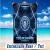 Beach Towel Custom Name Text, Quick Dry Large Towel For Beach HomeManchester City