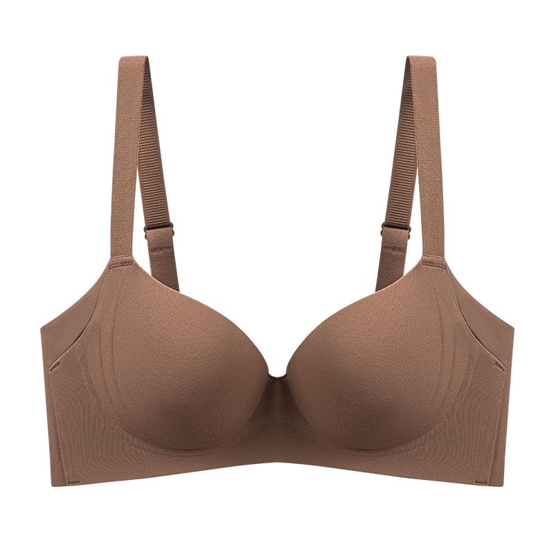 3D Seamless Women's Anti-Sag Underwire Bra with Adjustable Side Support