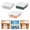 Under Desk Drawer Storage Organizer Storage Box Practical Compact Desk Bottom Organization Box for School Bedroom Kitchen