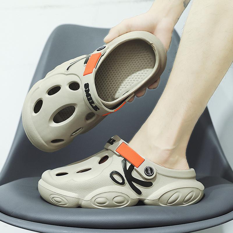 Nová móda Pánské pantofle letní EVA měkké pohodlné pánské sandály vysoce kvalitní lehké, tlusté dno koupelna pánské sandály