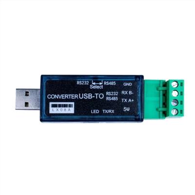 Bidirectional USB Serial Converter Compact USB To 485 232 Adapter for PLC Control & Data Acquisition Up To 500 Meters