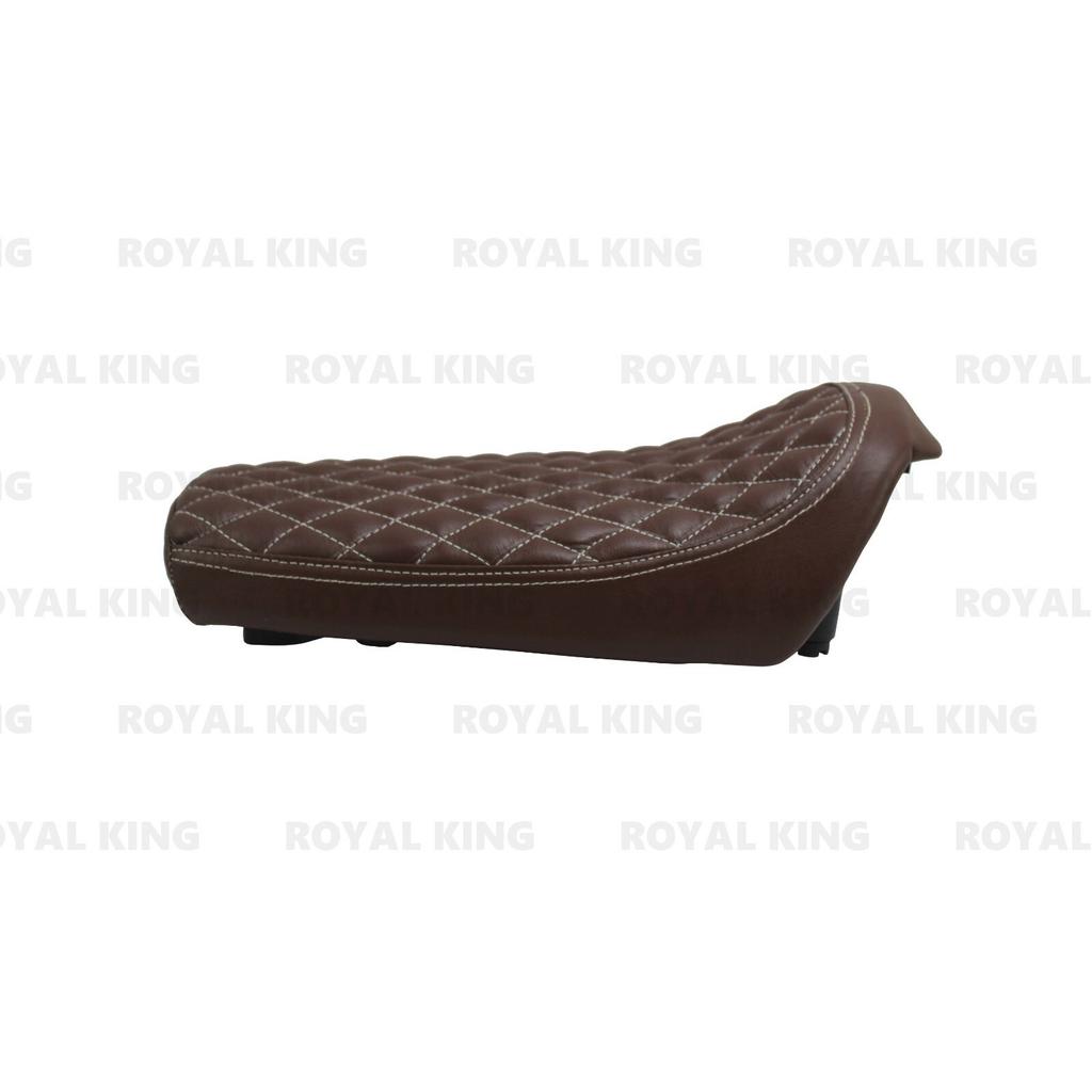 Royal Enfield Interceptor & Gt 650 "Premium Leather Single Rider Seat With Cowl"