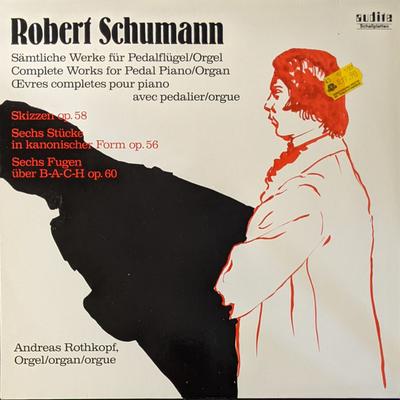 LP Record ANDREAS ROTHKOPF ROBERT SCHUMANN Samtliche Werke Fur PedalflugelOrg AUDITE68411 AUDITE 1988 Germany Classical Used