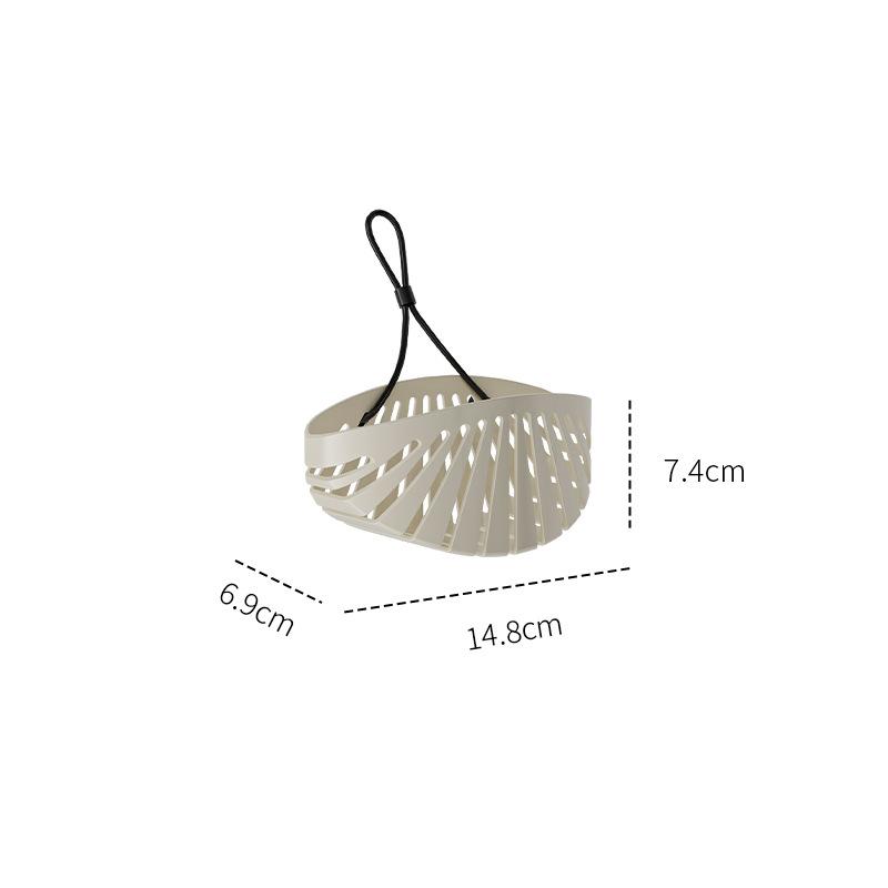 Sink Drain Rack Hanging Basket Artifact Kitchen Sink Rag Dishwashing Sponge Storage No Punching Faucet Rack