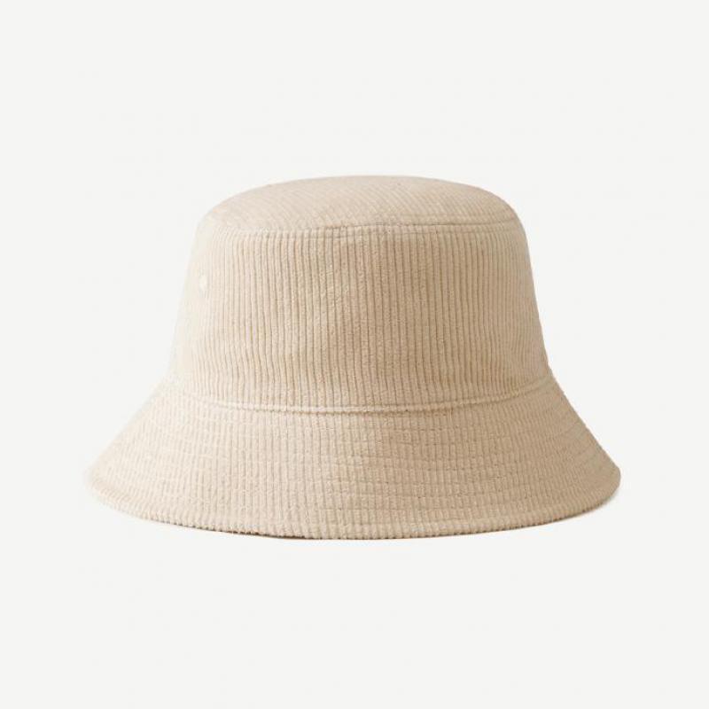 Bucket Hat Men Women Autumn Winter Corduroy Women's Bucket Hat Fisherman Cap Solid Color Casual Simple Sunshade Official-website