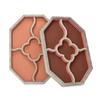 Octagonal Jewelry Tray Creative Jade Storage Display Tray Counter Bracelet Display Plate Live Streaming Jewelry Shooting Props