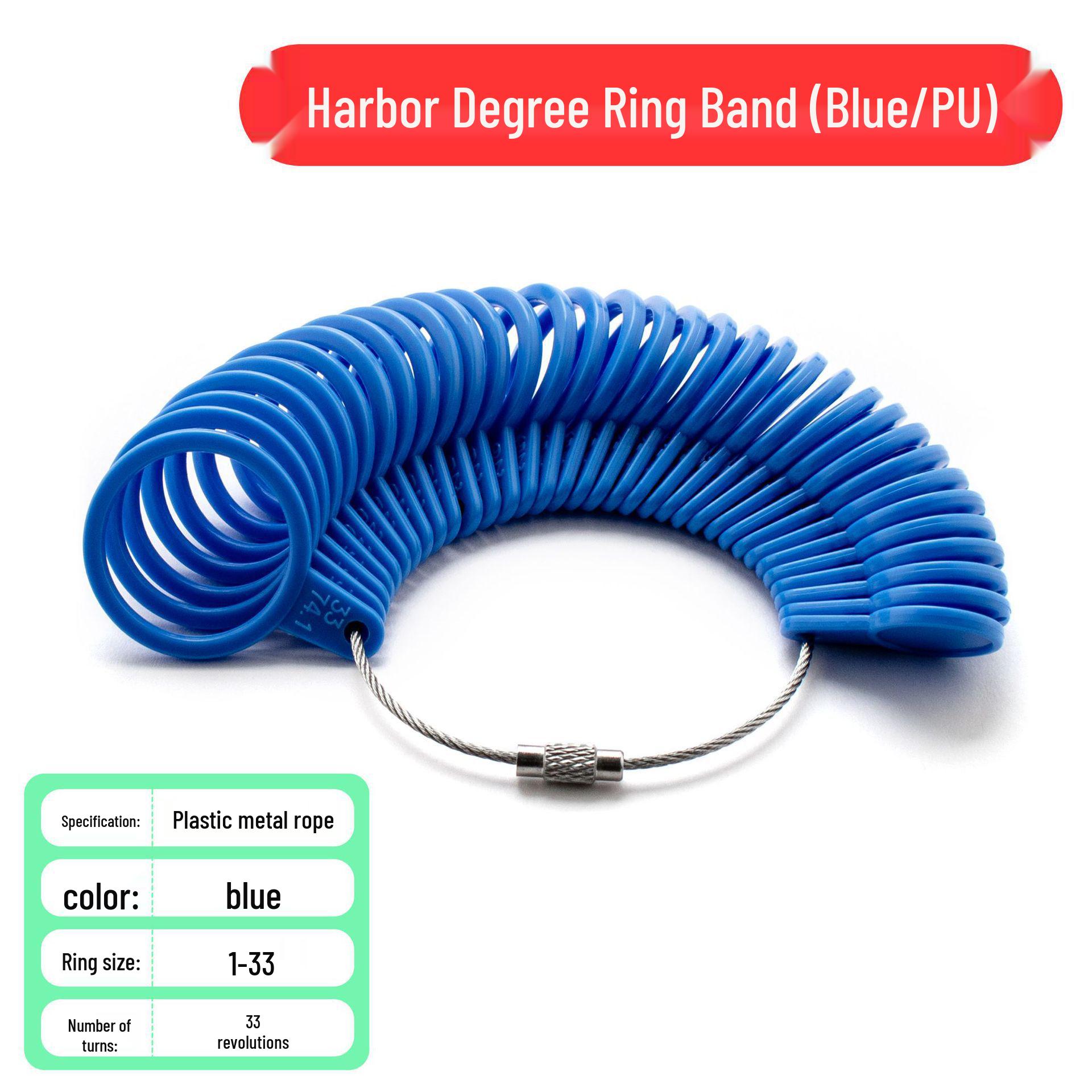 Adjustable Plastic Ring Sizer for Accurate Finger Measurement