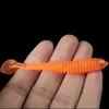 20Pcs Fishing Lures Soft Baits with T-Tail Vibrant Color Mini Size Portable Flexible Fake Lures Artificial Baits