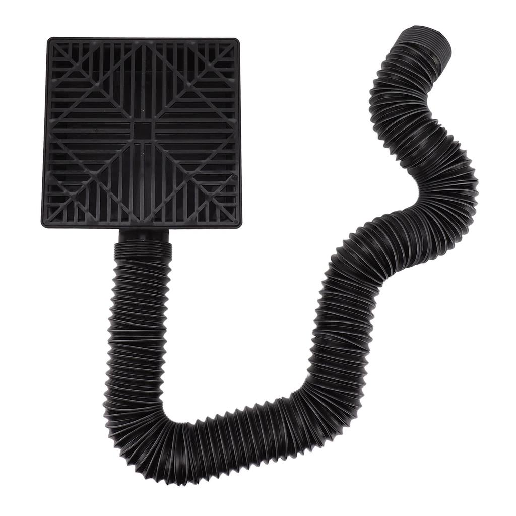 Black Gutter Downspout Extensions Catch Basin Low Profile Downspout Extender Catch Basin Downspout