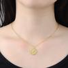 Relief Necklace Niche Design Temperament Light Luxury Collarbone Chain Versatile Pendant Female