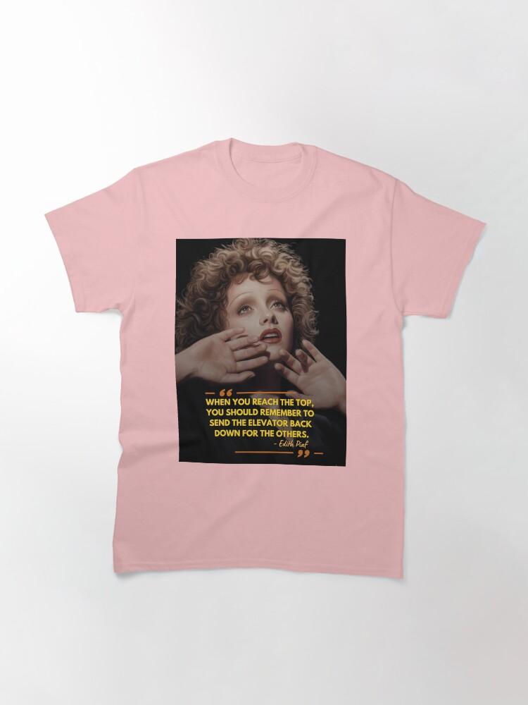 Édith Piaf Edith Piaf Quote Painted HD Art Classic T-Shirt