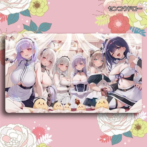 Senkou Draw Card Game Playmat Mousepad, Azur Lane Belfast, Serious Dido, Anime Goods, TCG Versatile, Storage Case Included, Anime Moe, Card Frame Not