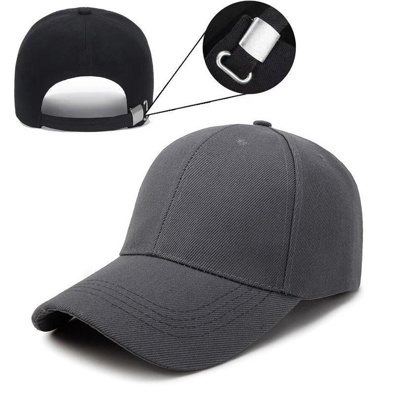 New Solid Color Unprinted Baseball Cap Men's Outdoor Fishing Korean Version Cap Women's Simple Trendy Shade Sun Protection Hat