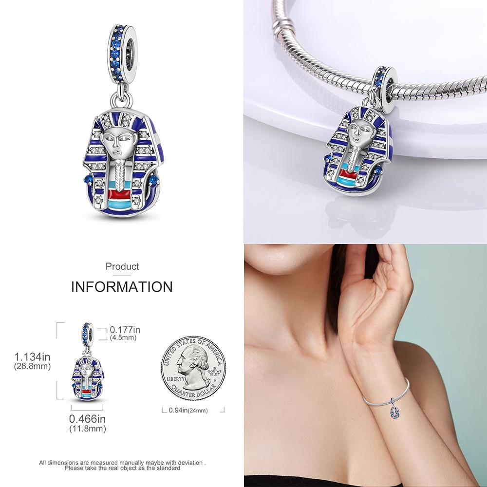 Copper Plated Charm Brazil Nossa Senhora Our Lady Of Aparecida Dangle Charm Fit Bangle Bracelet Necklace Jewelry Making