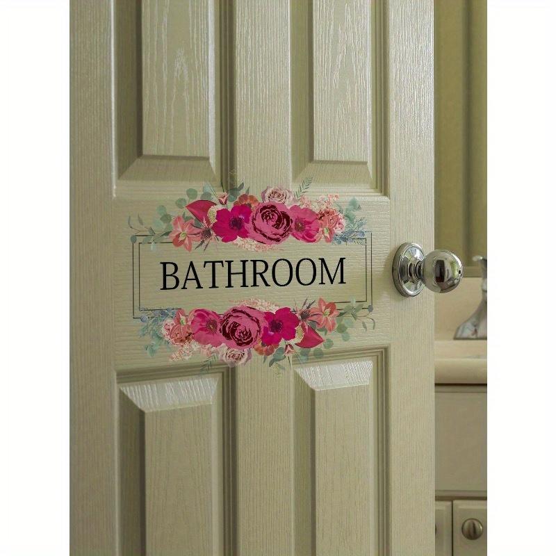 Letter Graphic Wall Sticker, Pvc Waterproof Self Adhesive Wall Art Decor For Home Bathroom Decor, Stickers, Wall Decal, For Home Decorations