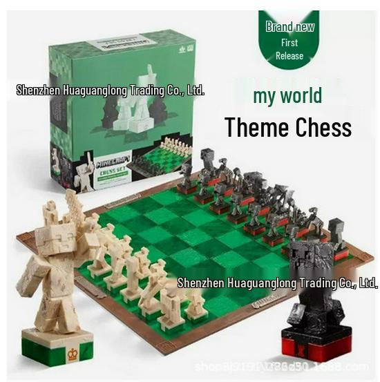 

Шахова фігурка іграшка Стів з Minecraft - Кубик-головоломка Подарунок на День народження