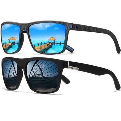 1Pack Trendy Sunglasses Men Women Retro UV400 Outdoor Sports Fishing Hiking Driving Sun Glasses