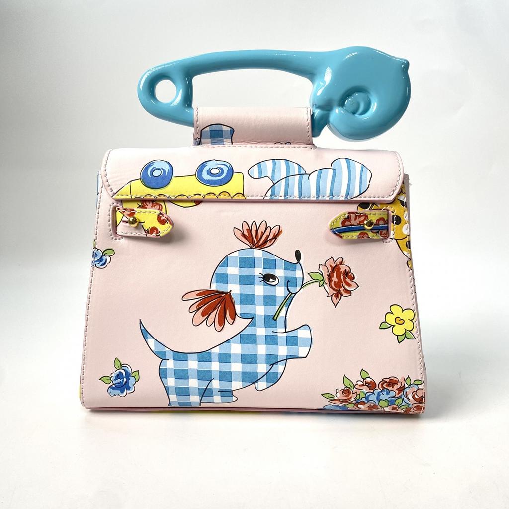 Bolso de Hombro MOSCHINO de segunda mano multicolor cuero Mujer