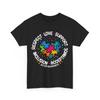 Autism Awareness Shirt, Respect Love Support Puzzle Pieces Heart Cute Shirt