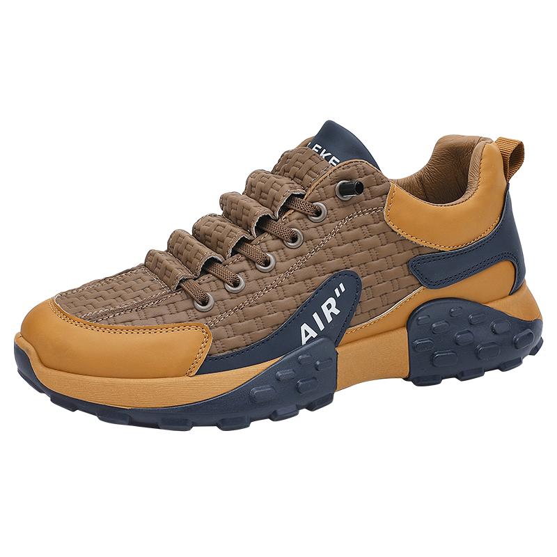 Heren Sneakers Platform Herenschoenen Nieuwe Hardloopschoenen voor Heren Luxe Merk Casual Gevulkaniseerde Schoenen Comfortabele Tenis Masculino 40 black