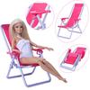 1:6 Scale Dollhouse Furniture Swim Foldable Deckchair For Barbie Doll For Blythe House Lounge