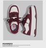 Trendy 2024 Women's White Korean-Style Thick-Soled Casual Shoes for All-Season Wear