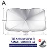 Car Sun Shade Cover Protector Foldable Windshield Umbrella Sun Shade Curtain Summer Sunscreen Heat Insulation Car Accessories
