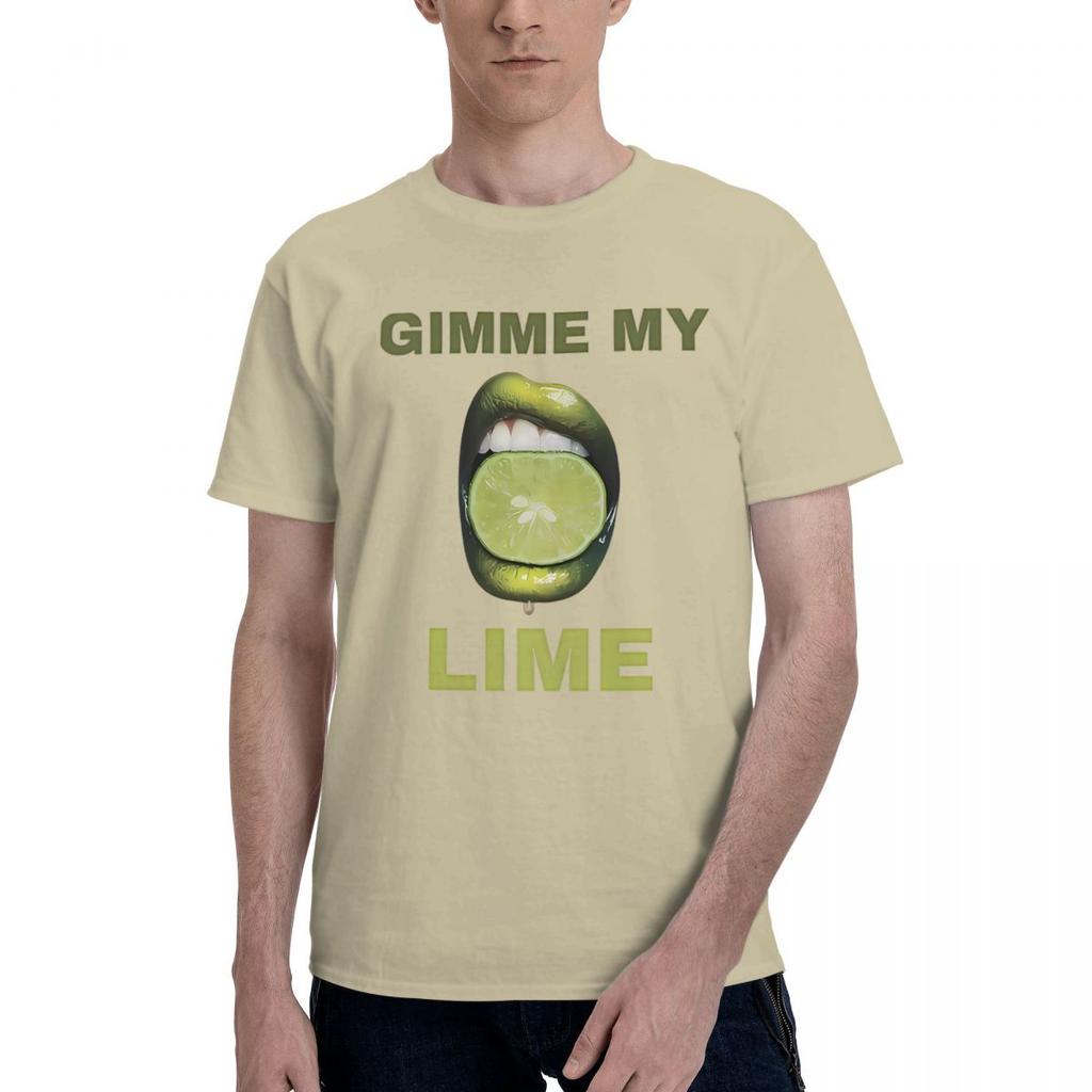 Gimme My Lime 100 Cotton Casual Breathable Confortable Men Top Mens Designer Clothes Funny Gifts