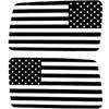 American Flag Vinyl Rear Side Window Decals Compatible with Hummer H3 2005-2009,Window Decals Precut Stickers Exterior Accessories(Black)