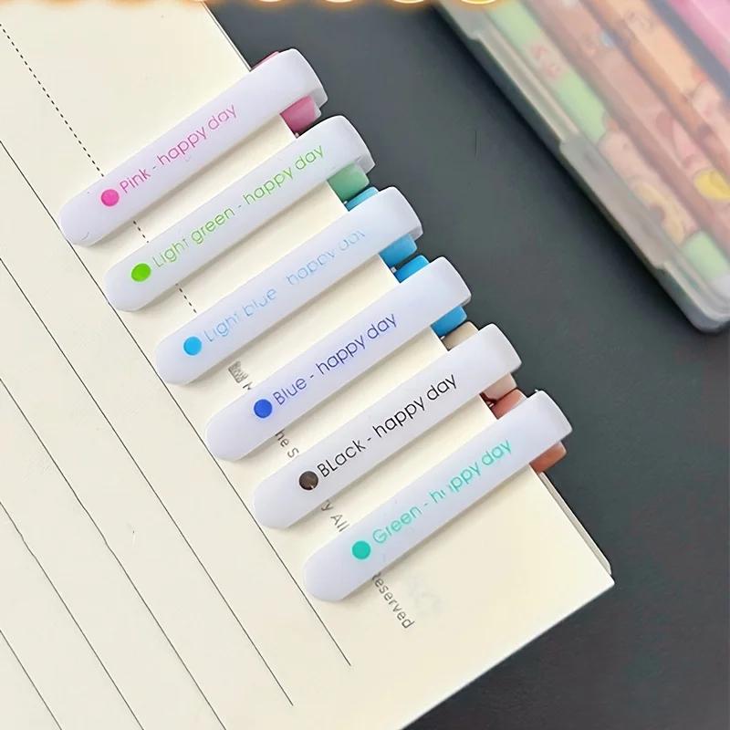10colors/box Capybara Colored Pens Gift Set Korean Style Colors Gel Pen Quick Drying Highlighter Pens for Party Gift Supply