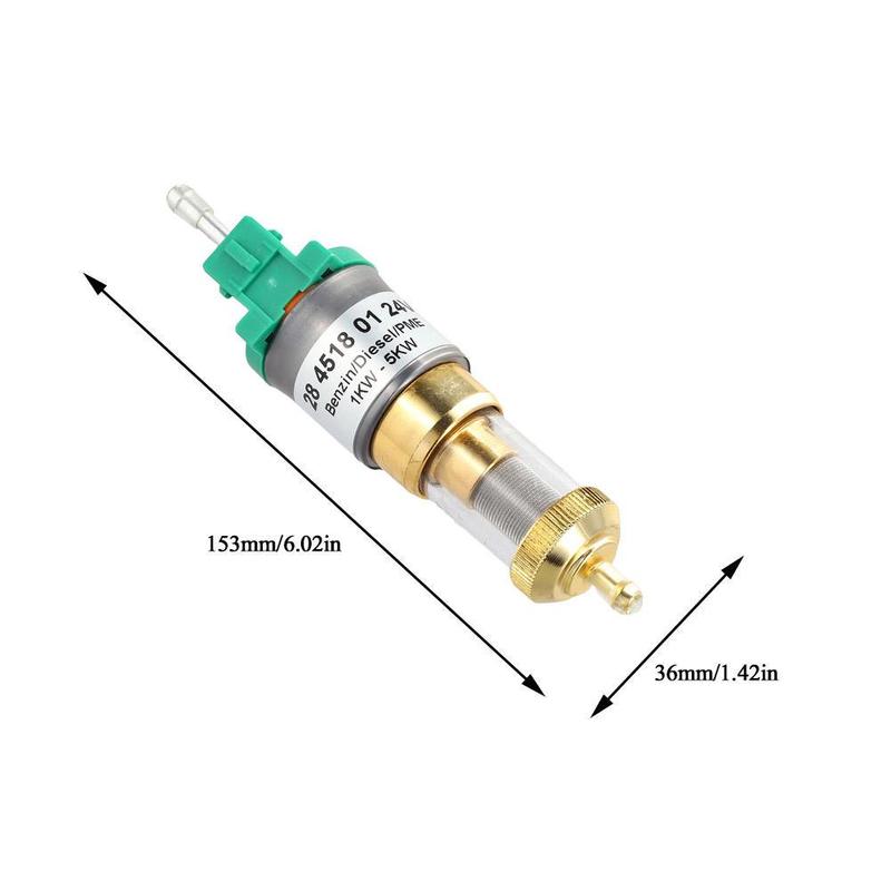 22ML/28ML Silent Fuel Pump Universal Ultra Quiet 12V Heater Pump Car Heater Pump Air Fuel Car Metal Diesel Accessories