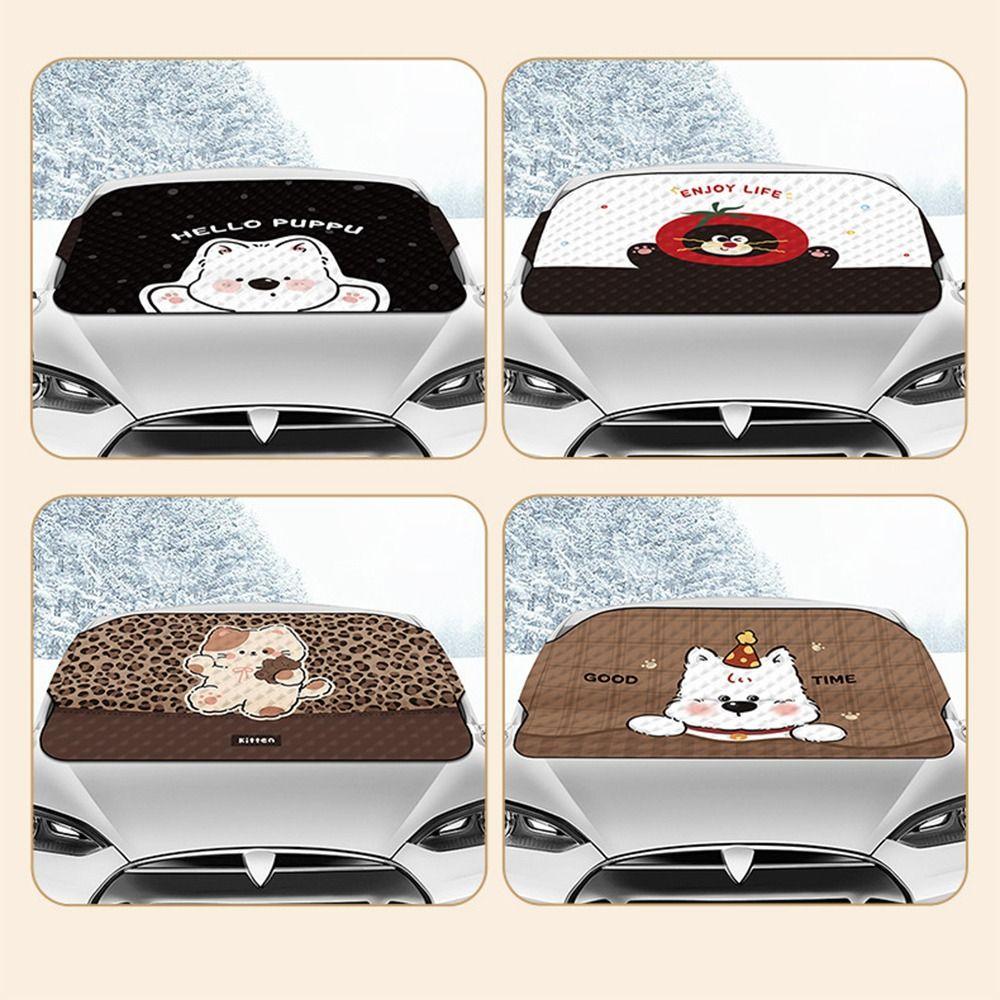 Waterproof Car Snow Cover Sun-protective Windshield Sunshade Ice Windshield Cover  Sunshade Shield