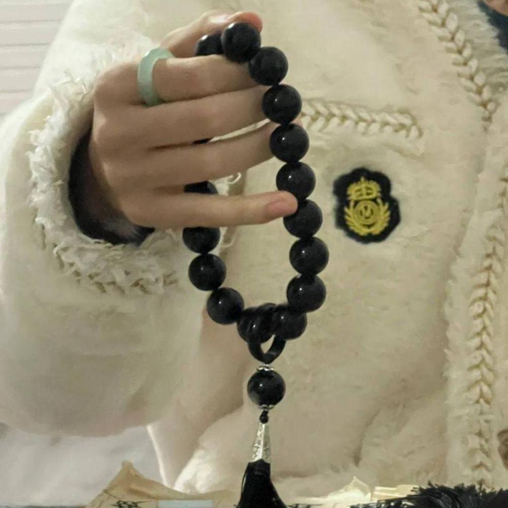 Handgefertigte Meditation Beruhigungs-Wickel Finger Damen Herren Armband Perlenkette Buddha-Perlen Yoga-Schmuck